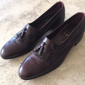 Christian Dior Men’s Maroon Shoes - Size 9 1/2 N - Pre-owned
